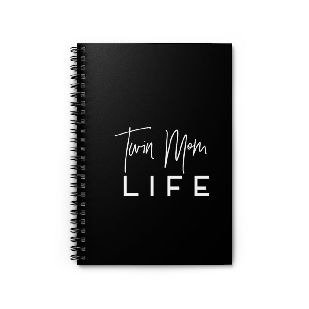 Twin Mom Life Spiral Notebook